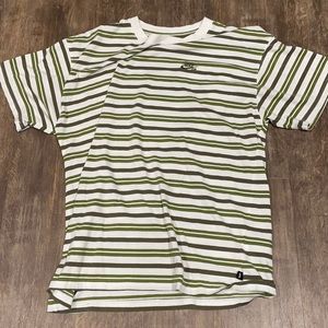 Nike sb shirt green striped
